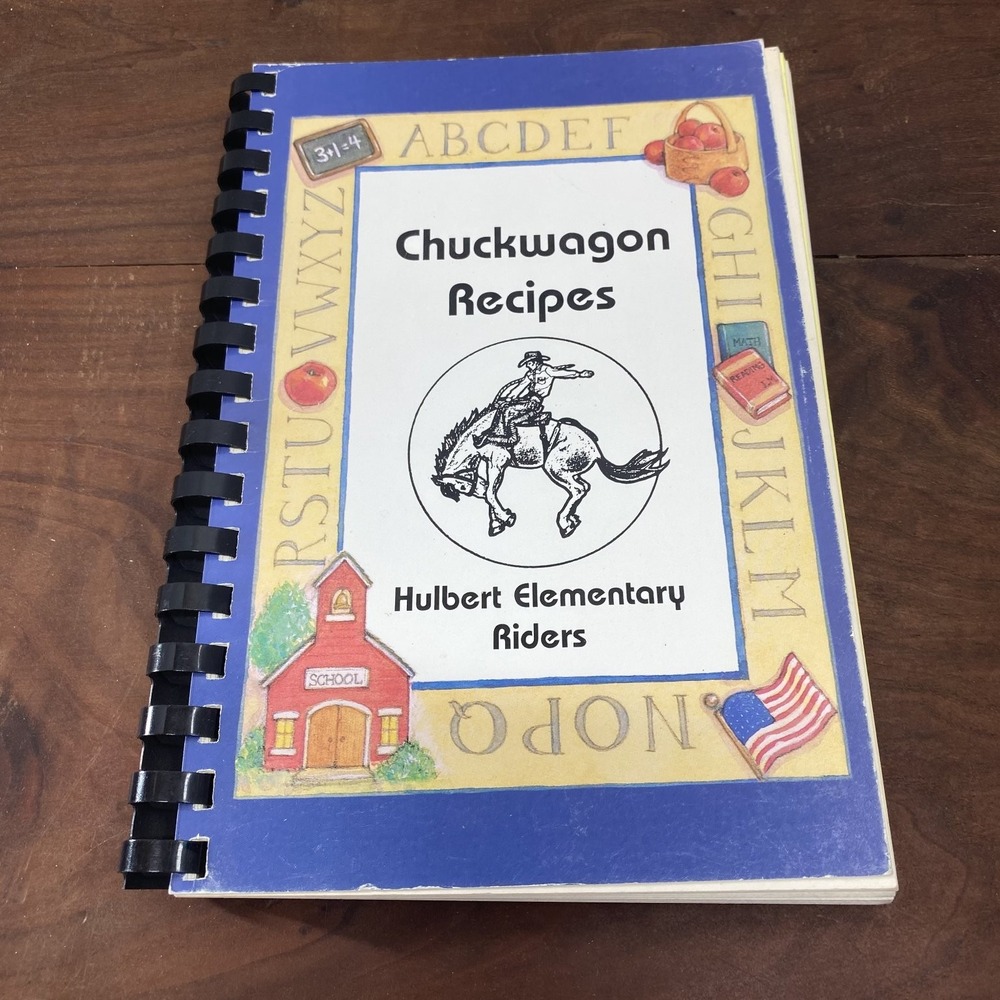 Chuckwagon Recipes Hulbert Oklahoma Riders 1996 Spiral Bound Community
